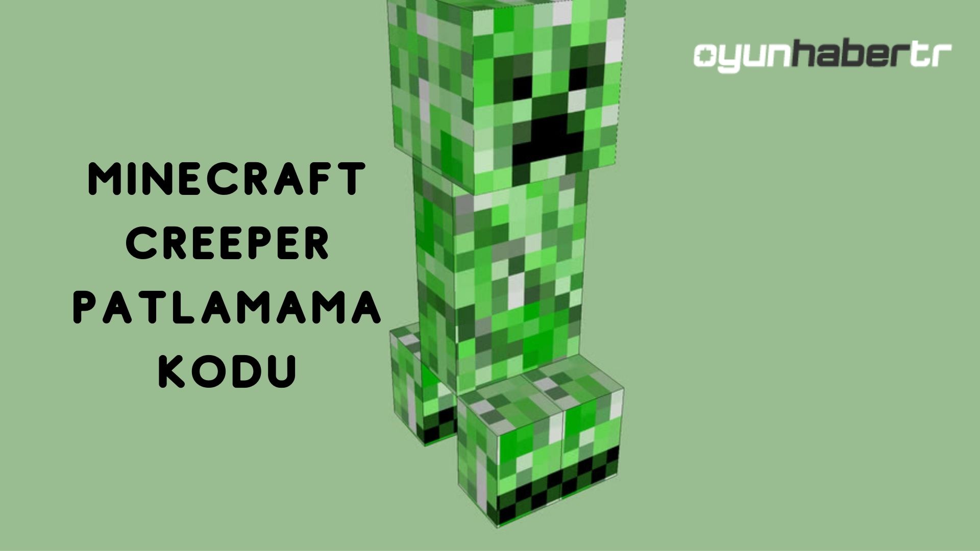 Minecraft Creeper Patlamama Kodu