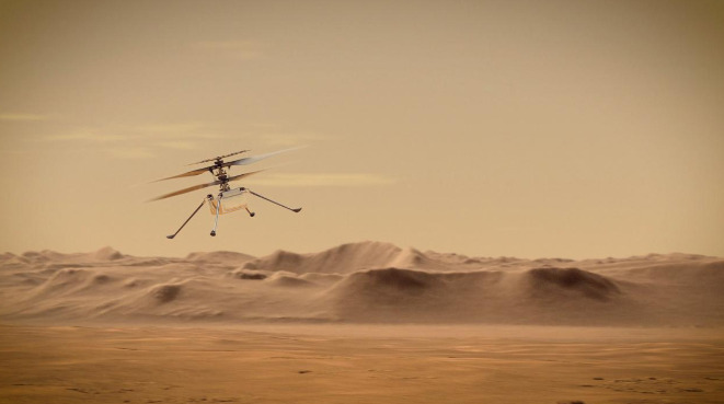 Mars Helikopteri Uçuşlarını Sürdürüyor