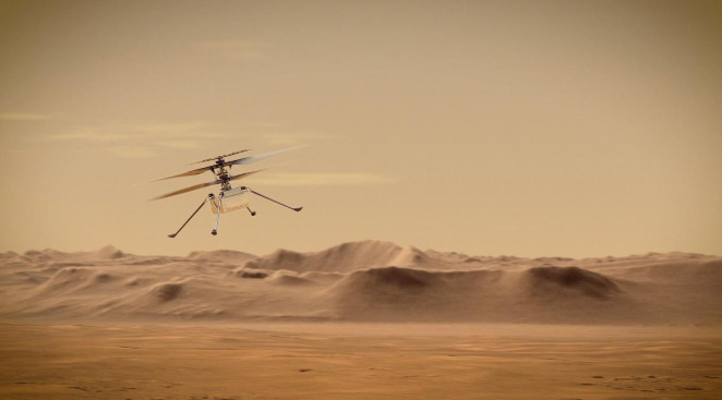 Mars Helikopteri Uçuşlarına Devam Ediyor