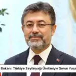 Tarım ve Orman Bakanı: Türkiye Zeytinyağı Üretimiyle Sorun Yaşamıyor