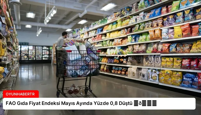 FAO Gıda Fiyat Endeksi Mayıs Ayında Yüzde 0,8 Düştü ⏬👇