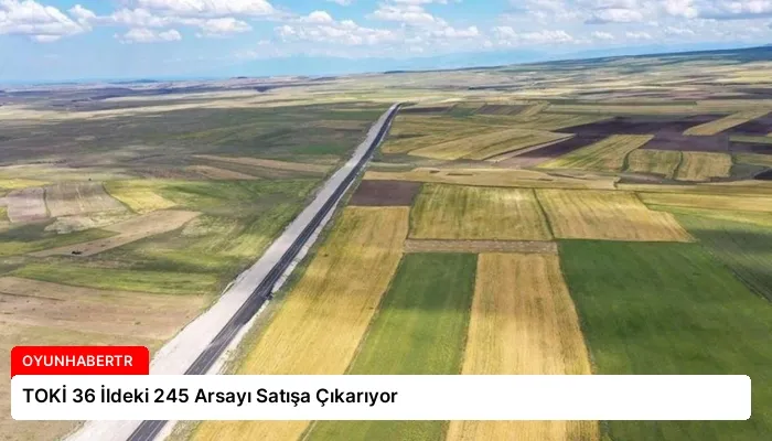 TOKİ 36 İldeki 245 Arsayı Satışa Çıkarıyor