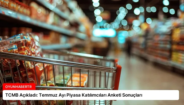 TCMB Açıkladı: Temmuz Ayı Piyasa Katılımcıları Anketi Sonuçları