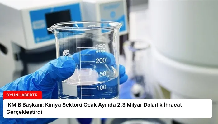 İKMİB Başkanı: Kimya Sektörü Ocak Ayında 2,3 Milyar Dolarlık İhracat Gerçekleştirdi