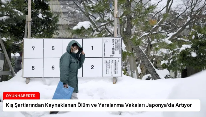 Kış Şartlarından Kaynaklanan Ölüm ve Yaralanma Vakaları Japonya’da Artıyor