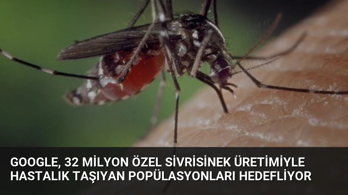 Google, 32 Milyon Özel Sivrisinek Üretimiyle Hastalık Taşıyan Popülasyonları Hedefliyor