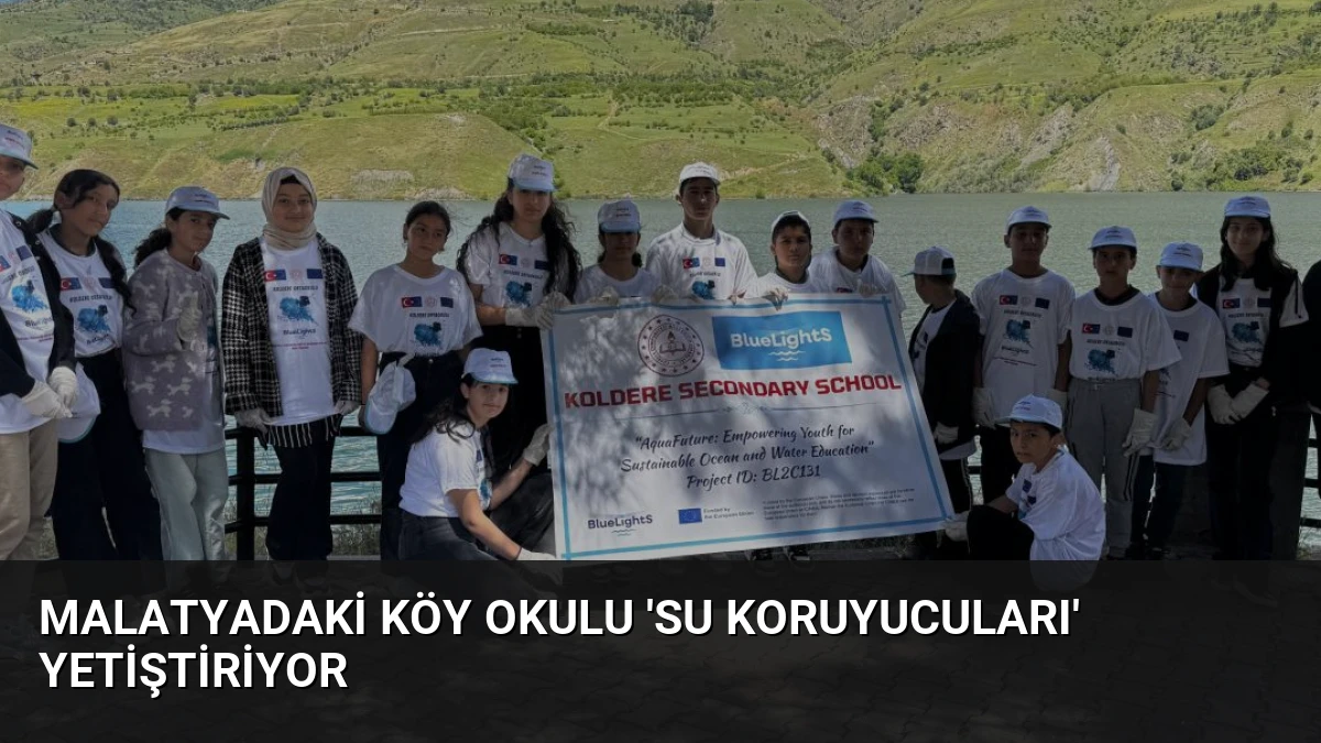 Malatyadaki köy okulu ‘su koruyucuları’ yetiştiriyor