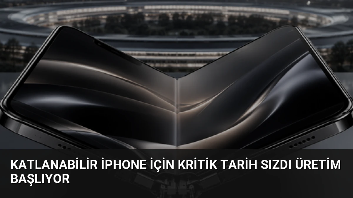 Katlanabilir iPhone İçin Kritik Tarih Sızdı Üretim Başlıyor
